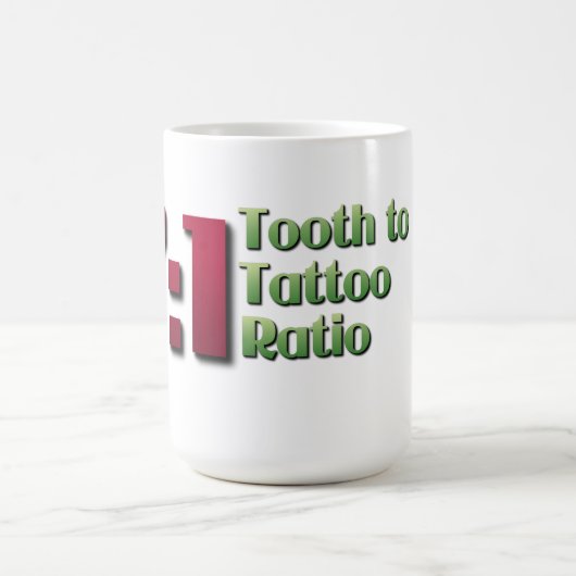 Mug Dent pour tatouer le rapport (Centre)