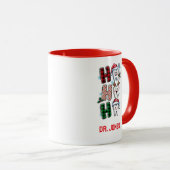 Mug Dentaire Ho Ho Ho Personnalisé (Devant droit)