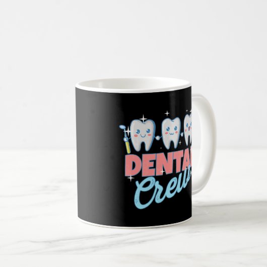 Mug Dental Assistant Dentist Squad Dents Chirurgie des (Devant droit)
