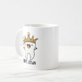 Mug Dental Crown Drôle Jeu de dents (Devant gauche)