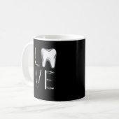 Mug Dental Love Dentistra Outils Dentiste (Devant gauche)