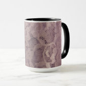 Mug Dentelle de lavande (Devant droit)