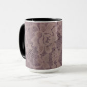 Mug Dentelle de lavande (Devant gauche)