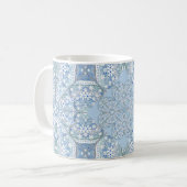 Mug Dentelle en céramique bleu clair (Devant gauche)