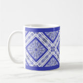 Mug Dentelle en céramique Bleu de Grèce (Gauche)