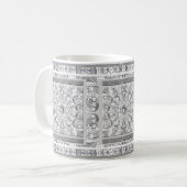 Mug Dentelle en céramique Gris (Devant gauche)