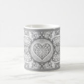 Mug Dentelle en céramique Gris (Centre)