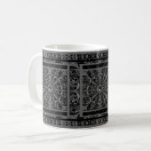 Mug Dentelle en céramique Noir (Devant gauche)