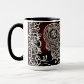 Mug Dentelle et Coeurs modernes amour (Gauche)