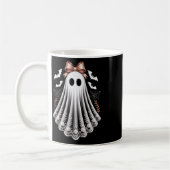 Mug Dentelle Ghost Coquette Bow Femmes Filles Hallowee (Gauche)
