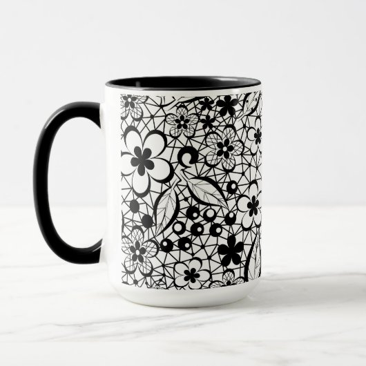 Mug Dentelle noire (Gauche)