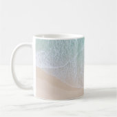 Mug Dentelle verte et blanche Sable et mer (Gauche)
