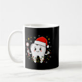 Mug Dentist Christmas Teeth Xmas Lights Funny Dental S (Gauche)