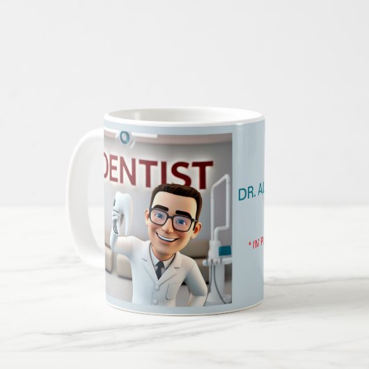 MUG " DENTISTE " (Devant gauche)