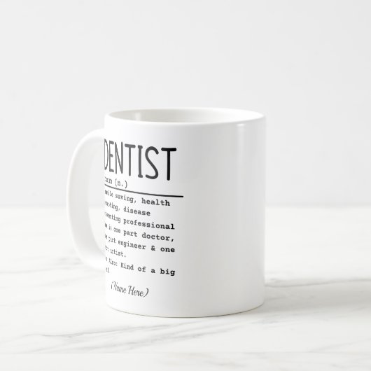 Mug Dentiste (Devant gauche)