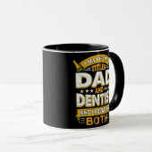 Mug Dentiste Bouche Docteur Hygiène bucale Dentaire Pè (Devant droit)