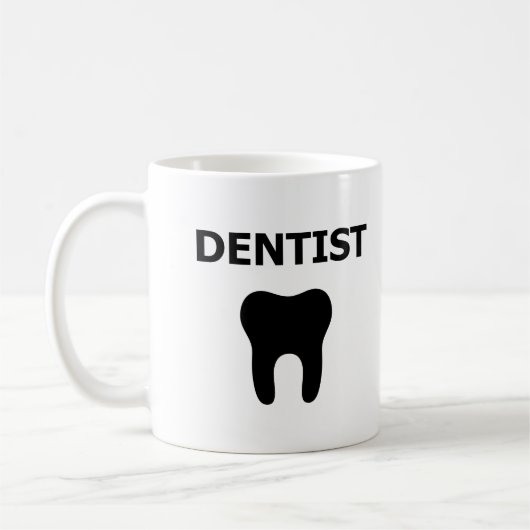 Mug Dentiste, conception des dents (Gauche)