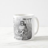 Mug Dentiste de gaz hilarant extrayant des dents sans (Devant droit)