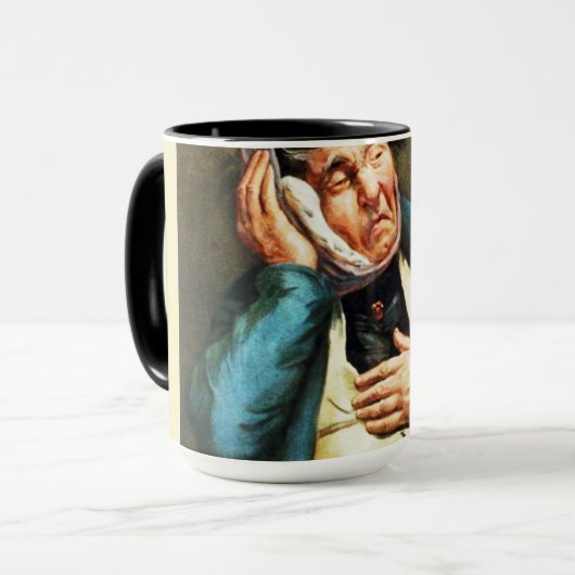 Mug "Dentiste de la dent Vintage" (Devant gauche)