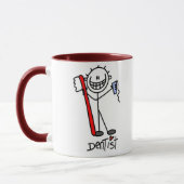 Mug Dentiste de la figure Stick (Gauche)
