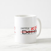 Mug Dentiste de papa du travail (Devant droit)