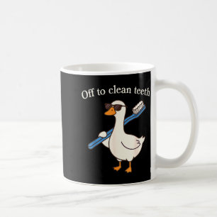 Mug Dentiste drôle d'oie pour nettoyer les dents cabin