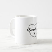 Mug Dentiste, école dentaire, bureau de dentiste (Devant gauche)