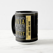 Mug Dentiste Funny Personnalisé Retraité, Retraite  (Devant gauche)