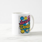 Mug Dentiste génial merci (Devant droit)