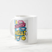 Mug Dentiste génial merci (Devant gauche)
