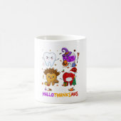 Mug Dentiste Hallothanksma Halloween Thanksgiving (Centre)