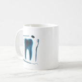 Mug Dentiste hygiéniste assistant dentaire Xray Tooth (Devant gauche)