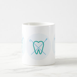 Mug Dentiste Minimaliste – Nom Personnalisé Logo D