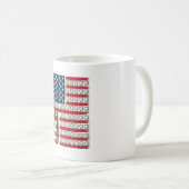 Mug Dentiste Patriotique Dent Drapeau (Devant droit)