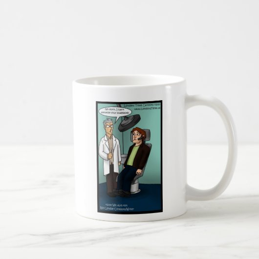 Mug Dentiste Peroxyde Bluetooth ? Cartes Cadeaux Drôle (Droite)