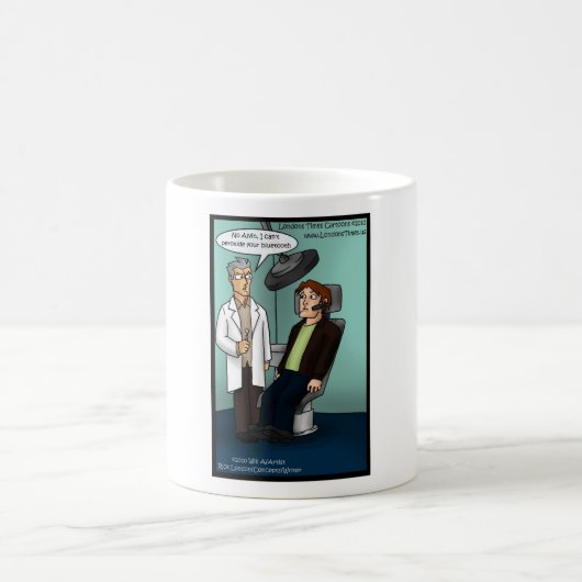 Mug Dentiste Peroxyde Bluetooth ? Cartes Cadeaux Drôle (Centre)
