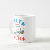 Mug Dentistère dentaire pédiatrique Docteur (Devant gauche)
