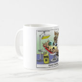 Mug Dentisterie Hyena Dentisty Dons, Tee - shirts et O (Devant gauche)