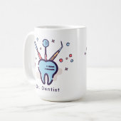 Mug Dentist's Dental Tools and Tooth (Devant gauche)
