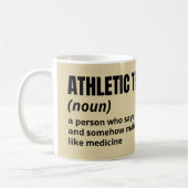 Mug d'entraînement sportif avec définition amusant (Gauche)