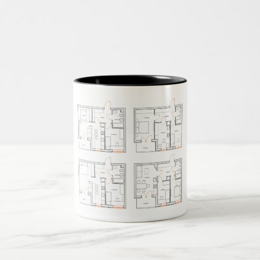 Mug d'entreprise avec plan directeur (Centre)