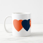 Mug Denver Broncos Football Coeur Design (Gauche)
