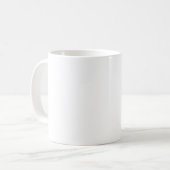 Mug Denver, Colorado Skyline Stylisé| Slogan personnal (Devant gauche)