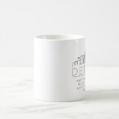 Mug Denver, Colorado Skyline Stylisé| Slogan personnal (Centre)