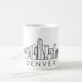 Mug Denver Skyline - Design Cityscape (Centre)