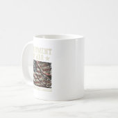 Mug Département De Guerre Usa Camouflage Drapeau Dépar (Devant gauche)