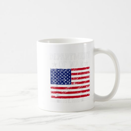 Mug Département De Guerre Usa Camouflage Drapeau Dépar (Droite)