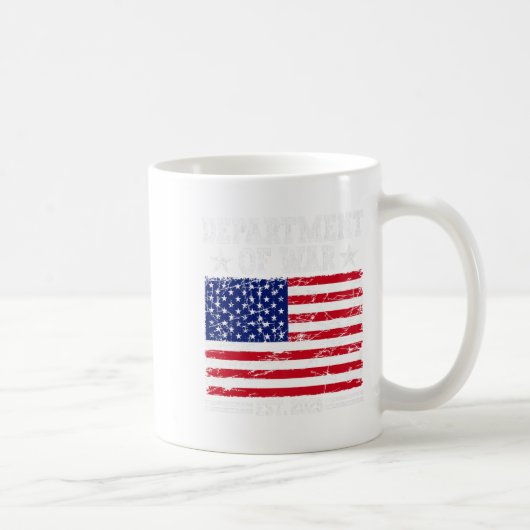 Mug Département De Guerre Usa Camouflage Drapeau Dépar (Droite)