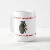 Mug Département de plainte (Devant gauche)