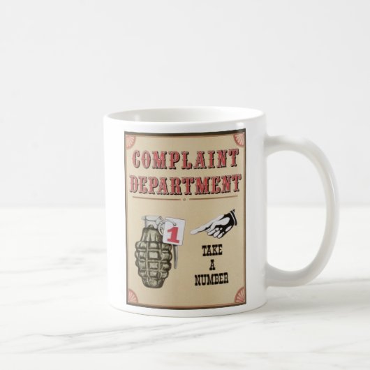 Mug Département de plainte (Droite)